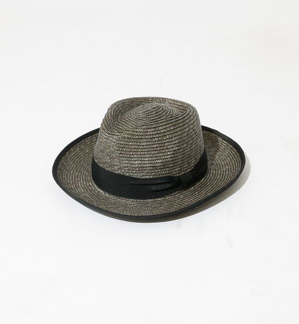 ABAHOUSE「【RUBEN/ルーベン】STRAW LONGBRIM CODEHAT/ストローロ」|その他|グレー