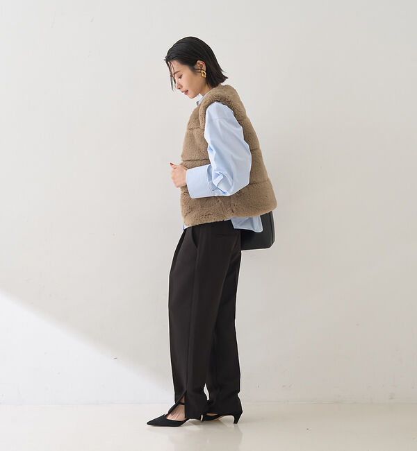 Rouge vif「【セットアップ対応】【3サイズ展開】ストレッチダブルクロステーパードパンツ」|その他|