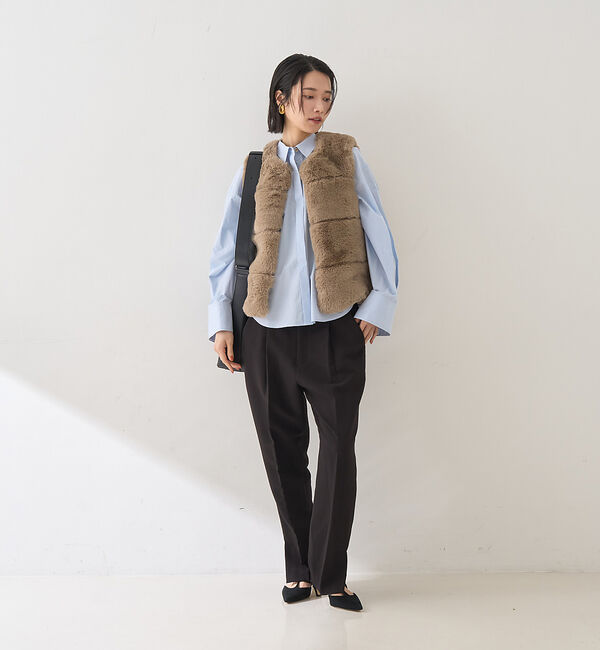 Rouge vif「【セットアップ対応】【3サイズ展開】ストレッチダブルクロステーパードパンツ」|その他|