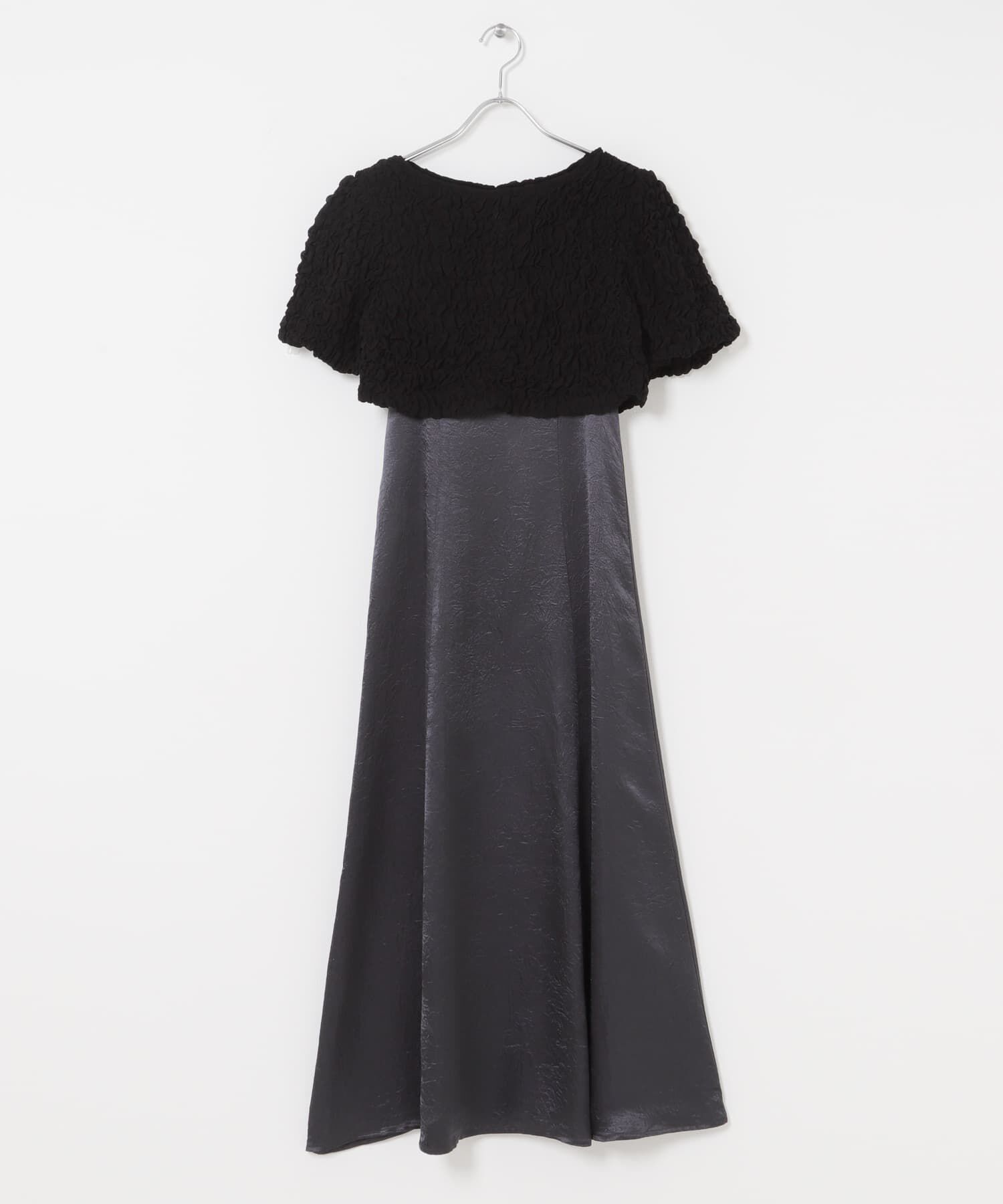 URBAN RESEARCH ROSSO「kaene　シャーリングシフォンブラウスセットドレス」|ワンピース|