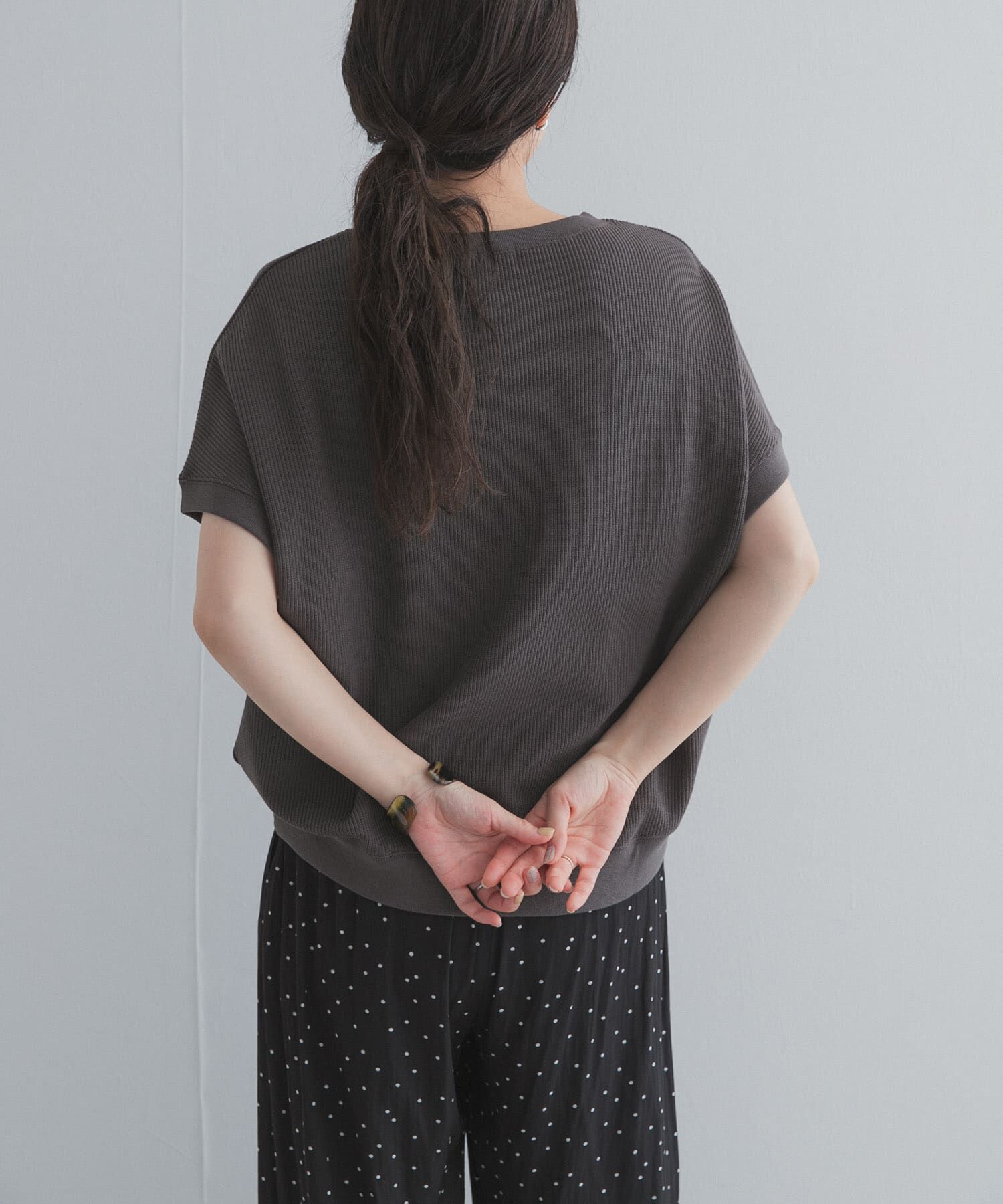 URBAN RESEARCH DOORS「タックフライスフレンチTシャツ」|Tシャツ・カットソー|
