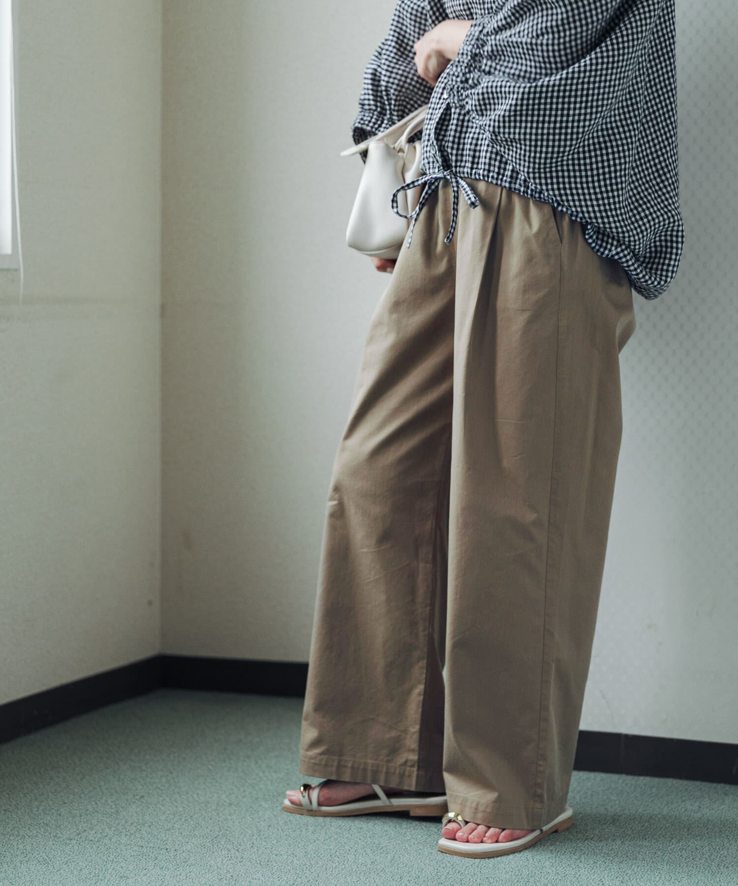 URBAN RESEARCH DOORS「レーヨンコットンイージーパンツ」|その他|