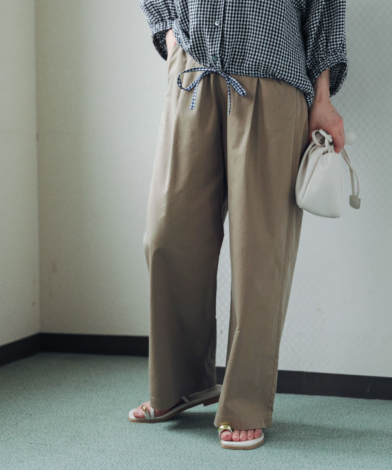 URBAN RESEARCH DOORS「レーヨンコットンイージーパンツ」|その他|
