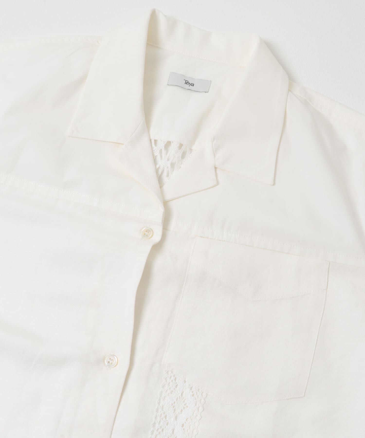 URBAN RESEARCH「Teya　LACE PANEL SHIRTS」|シャツ・ブラウス|