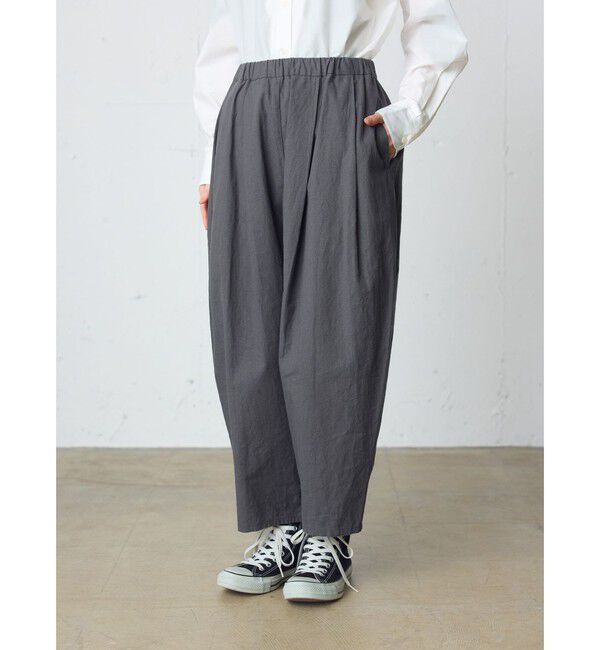 MidiUmi「MidiUmi C/Lワイドイージーテーパードパンツ」|その他|