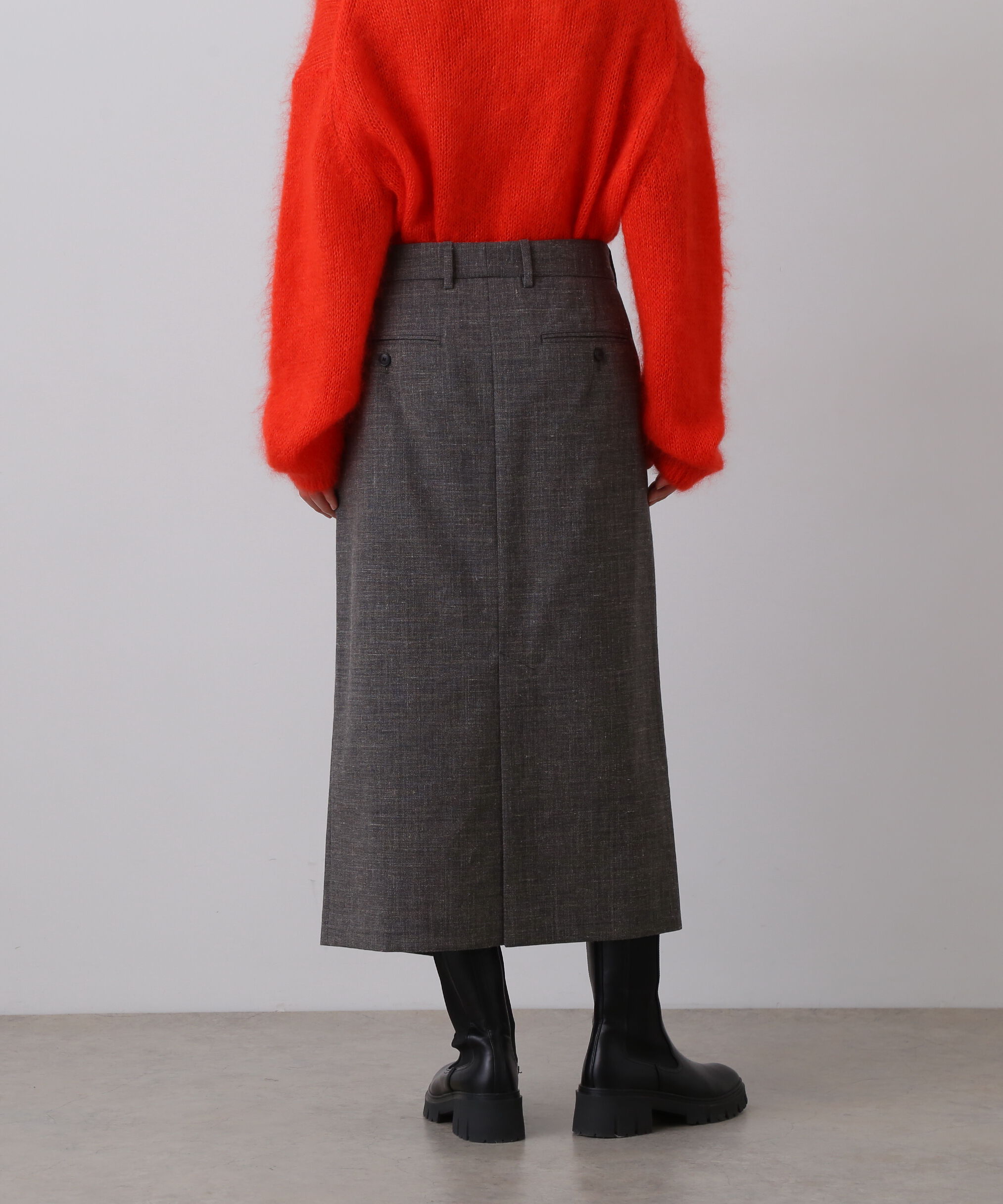 YLEVE 「YLEVE / WOOL LINEN WRAP SKIRT」|スカート|