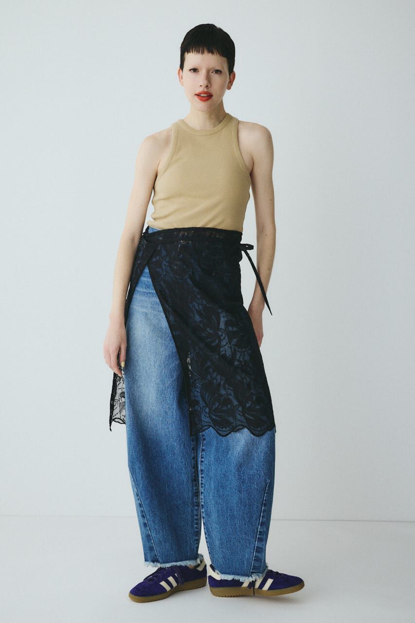 HeRIN.CYE「Lace wrap skirt」|スカート|