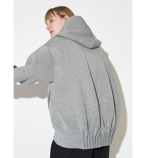 ELENDEEK「TUCK HEM HOODIE」|パーカー|グレー