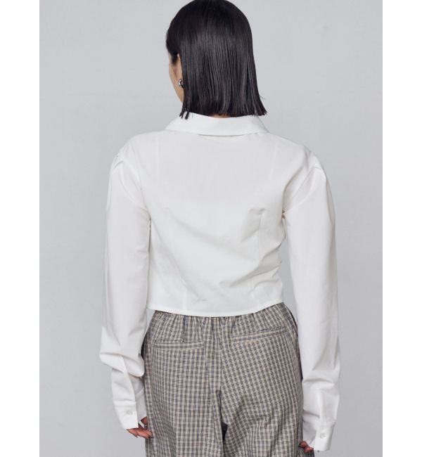 EMODA「ギャザーフロントスキッパーシャツ」|Tシャツ・カットソー|