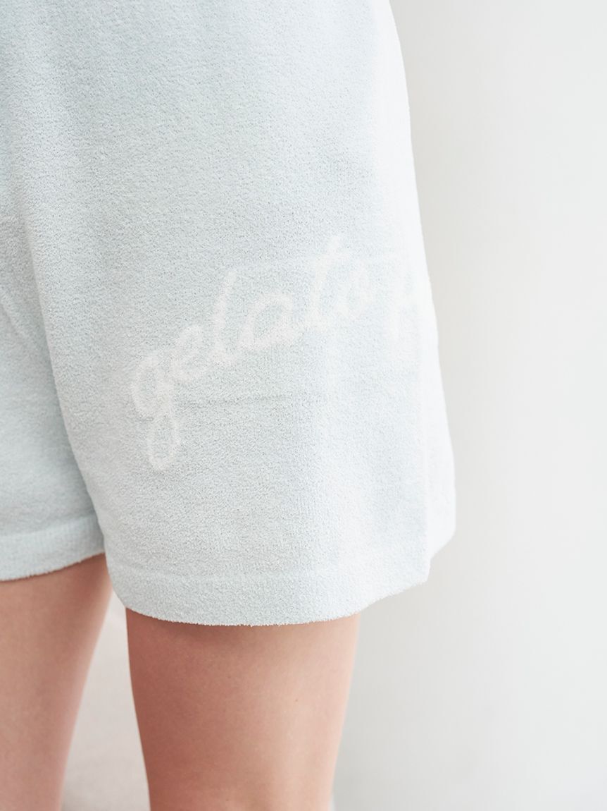 gelato pique「【ONLINE限定】サマーベアジャガードプルオーバー&ロゴジャガードショートパンツセット」|ルームウェア|