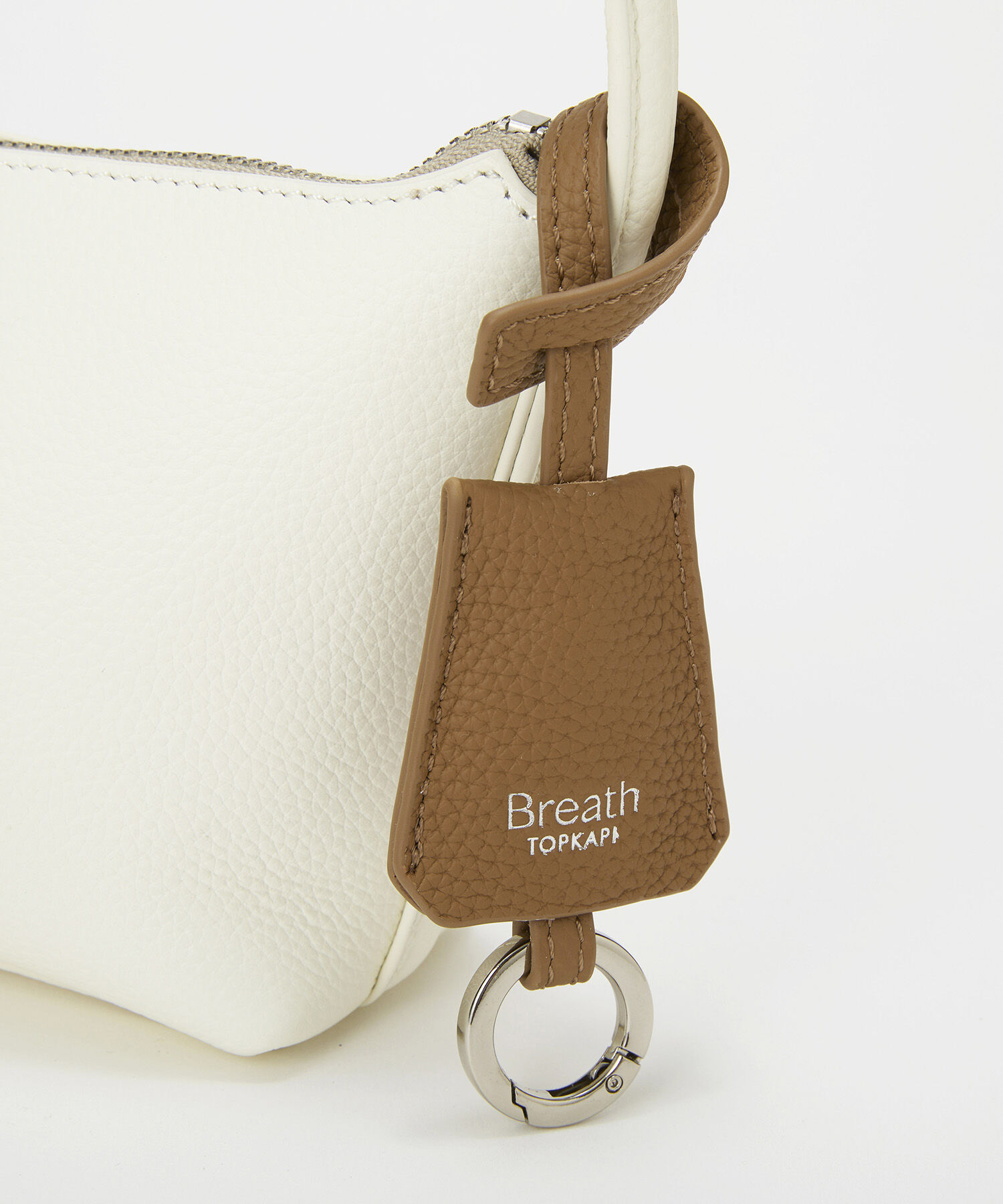 TOPKAPI BREATH「【Breath TOPKAPI】DUAL デュアル シュリンクレザー バイカラー ミニ ショルダーバッグ チャーム付き 」|ショルダー・メッセンジャー|