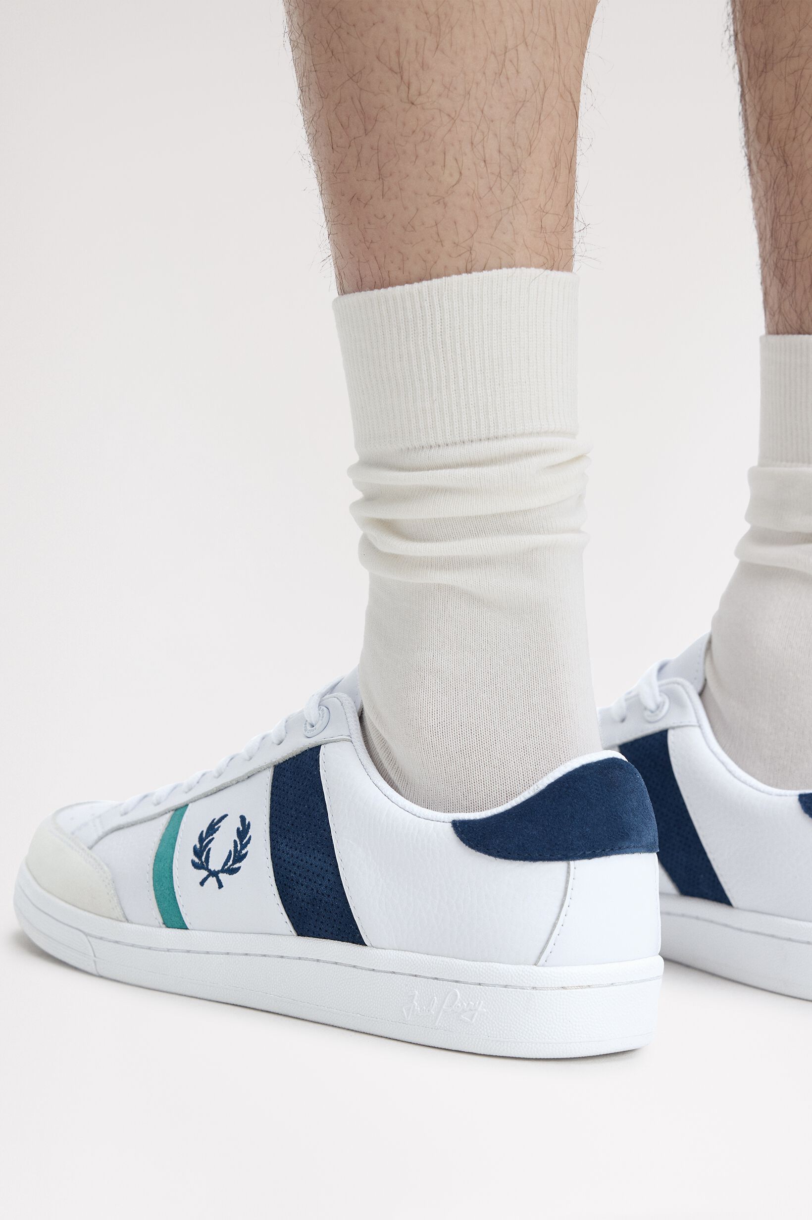 FRED PERRY 「B725 Leather／Suede／スウェードレザースニーカー」|スニーカー|