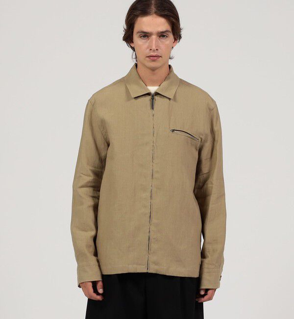 TOMORROWLAND BUYING WEAR「【別注】CARUSO  リネン ジップブルゾン」|ブルゾン・スタジャン|