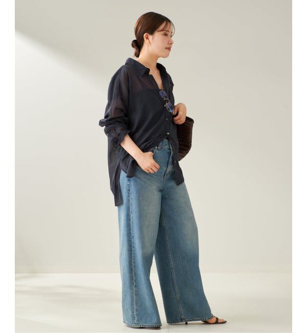 Plage「《追加》fluffy sheer シャツ 2」|シャツ・ブラウス|