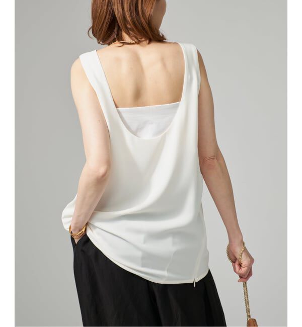 VERMEIL par iena「Open Back Cocoon トップ」|シャツ・ブラウス|