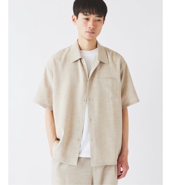 JOURNAL STANDARD relume「テックキャンバス レギュラーカラー 半袖シャツ(セットアップ対応可能)」|シャツ・ブラウス|
