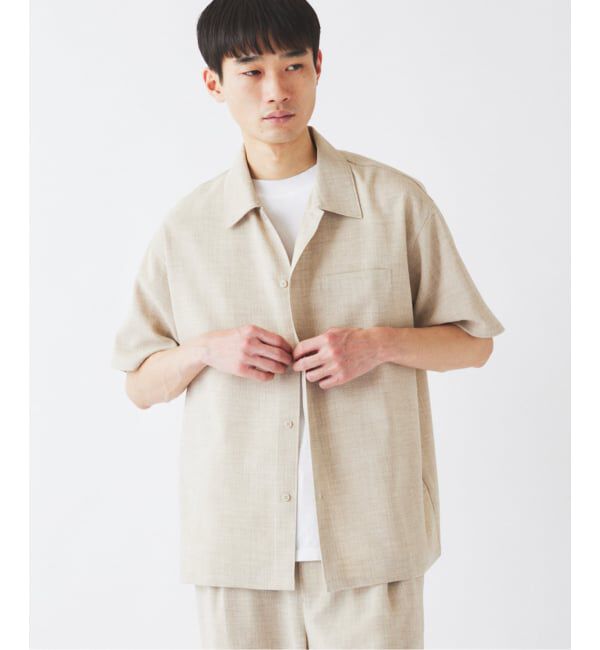 JOURNAL STANDARD relume「テックキャンバス レギュラーカラー 半袖シャツ(セットアップ対応可能)」|シャツ・ブラウス|