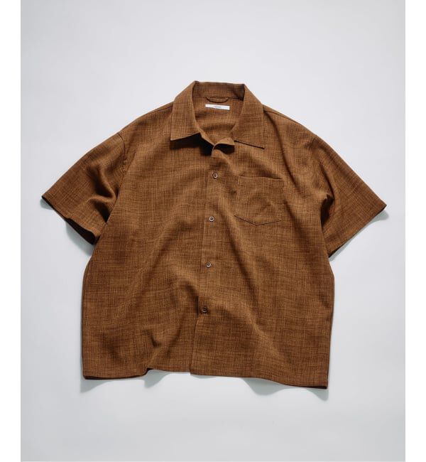 JOURNAL STANDARD relume「テックキャンバス レギュラーカラー 半袖シャツ(セットアップ対応可能)」|シャツ・ブラウス|