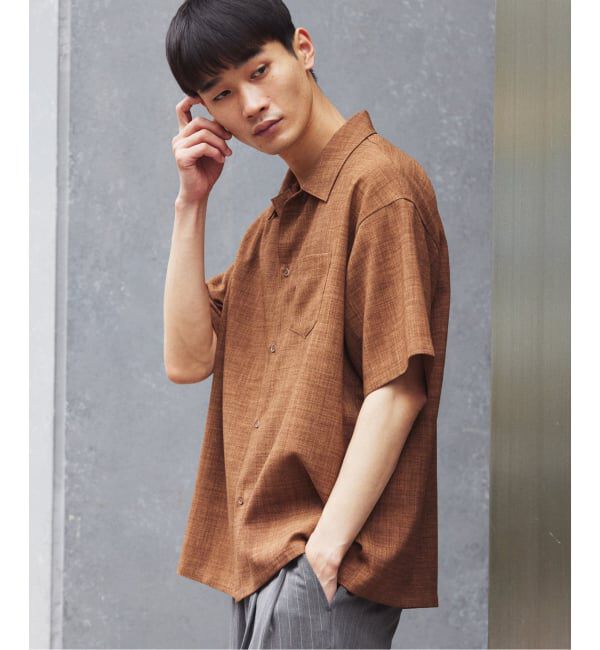 JOURNAL STANDARD relume「テックキャンバス レギュラーカラー 半袖シャツ(セットアップ対応可能)」|シャツ・ブラウス|