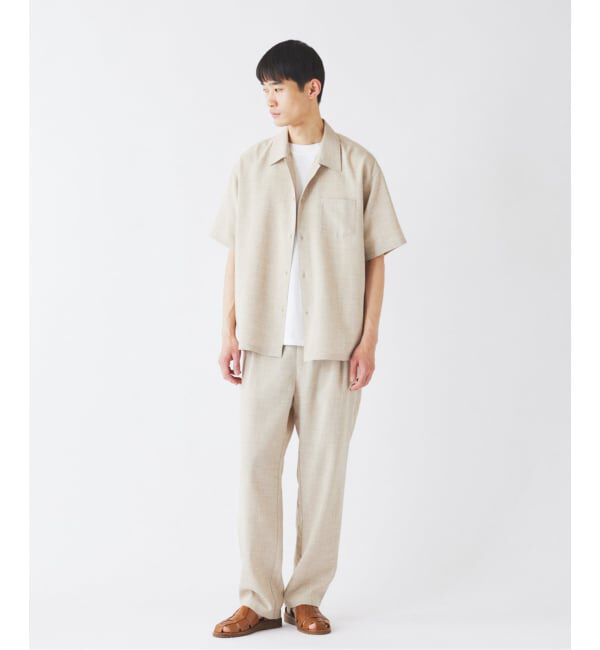 JOURNAL STANDARD relume「テックキャンバス レギュラーカラー 半袖シャツ(セットアップ対応可能)」|シャツ・ブラウス|