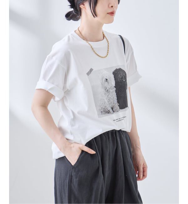 journal standard L'essage「POET MEETS DUBWISE TWO DOGS Tシャツ」|Tシャツ・カットソー|