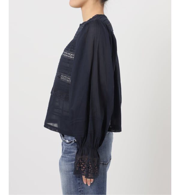 Spick and Span「ne Quittez pas / ヌキテパ 別注Pintuck & Lace Blouse*」|シャツ・ブラウス|