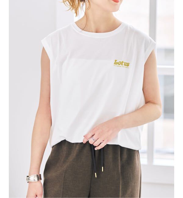 Spick and Span「Lotusスリーブレスプルオーバー」|Tシャツ・カットソー|