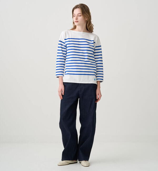 ORCIVAL「ORCIVAL | ラッセル ボートネック フレンチセーラーTシャツ WOMEN」|Tシャツ・カットソー|