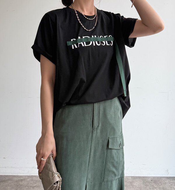  「【WEB限定】ロゴテープTEE」|Tシャツ・カットソー|
