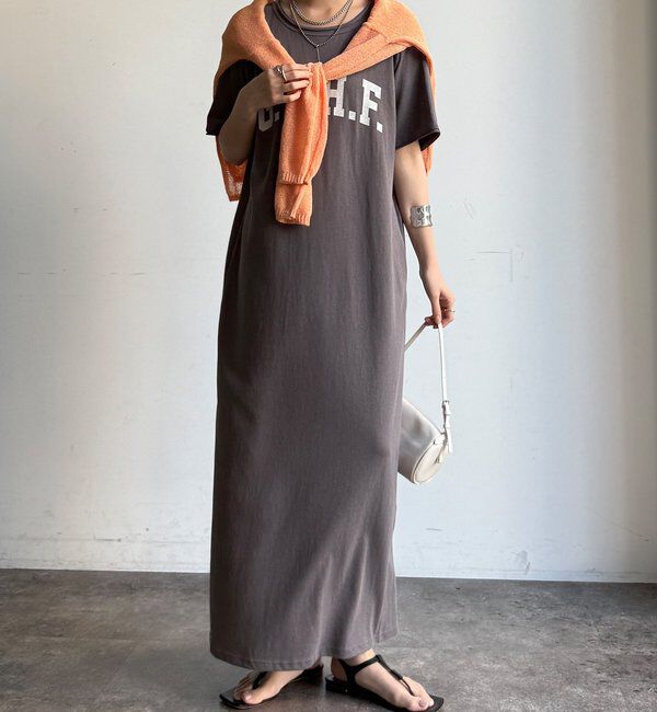  「【WEB限定】ロゴTEEワンピース」|ワンピース|