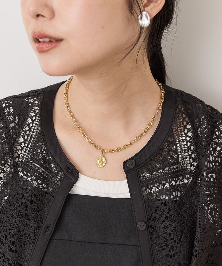 AMERICAN HOLIC「【2点セット】ロングレースジレ+サロペット」|オールインワン|