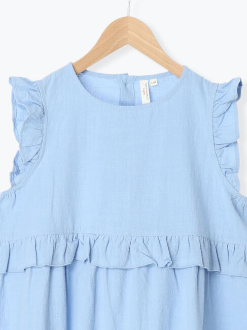 Samansa Mos2 Lagom「【140・150】肩フリルワンピース」|ワンピース|