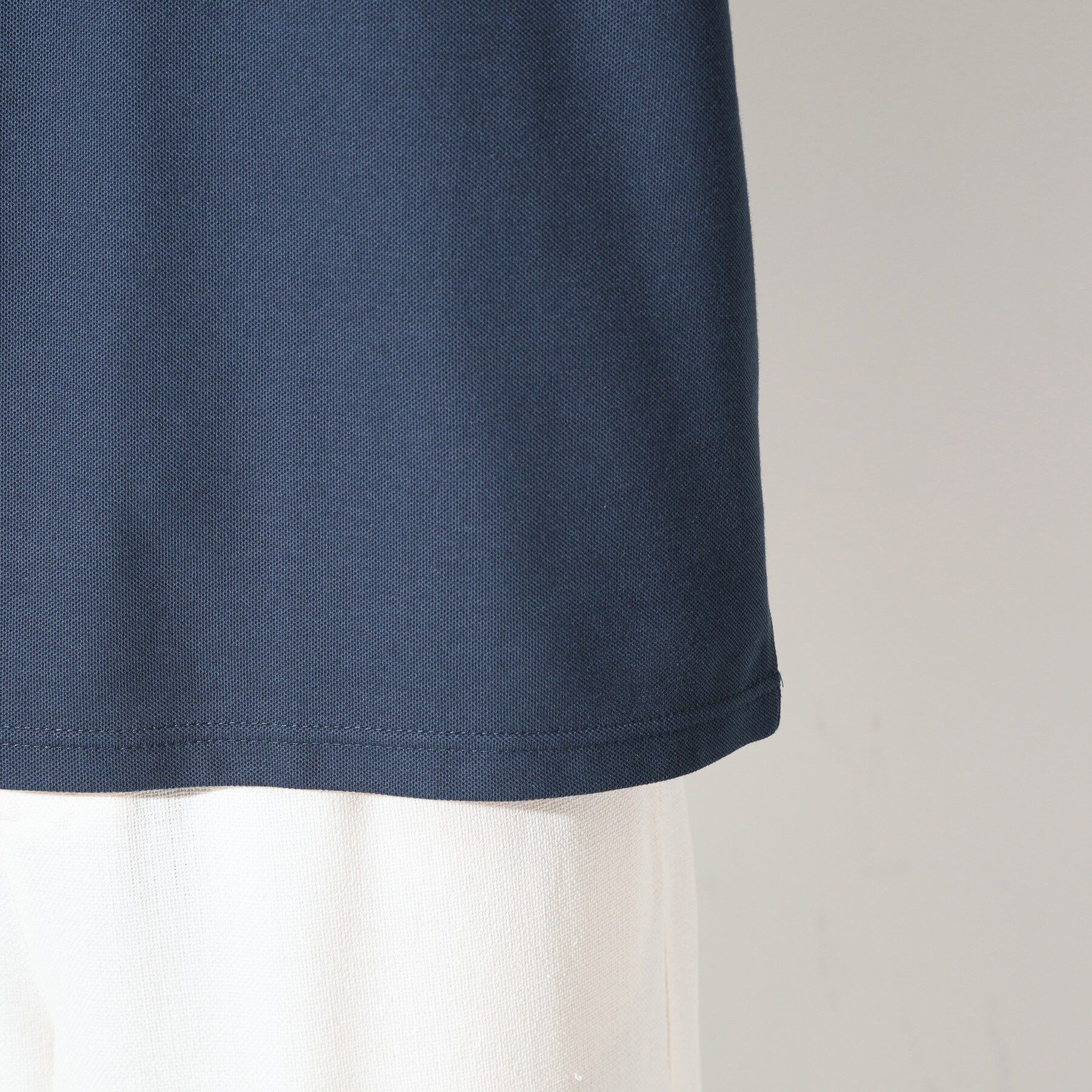 THE SHOP TK「刺繍&times;ロゴ 鹿の子 半袖Tシャツ 【洗濯機OK】」|Tシャツ・カットソー|