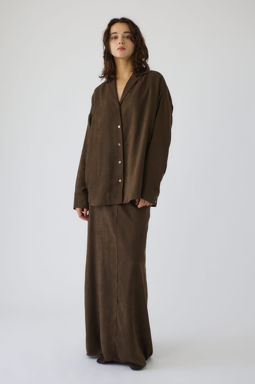 RIM.ARK 「Open collar F/Suede shirt JK」|シャツ・ブラウス|