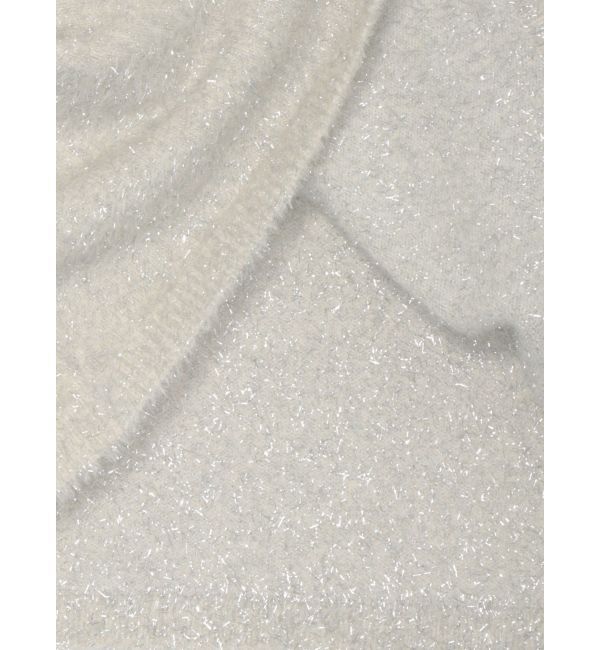 CALNAMUR「TWINKLE SHAGGY KNIT MINI OP/トゥインクルシャギーニットワンピース」|ワンピース|