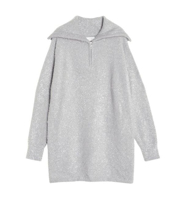 CALNAMUR「TWINKLE SHAGGY KNIT MINI OP/トゥインクルシャギーニットワンピース」|ワンピース|
