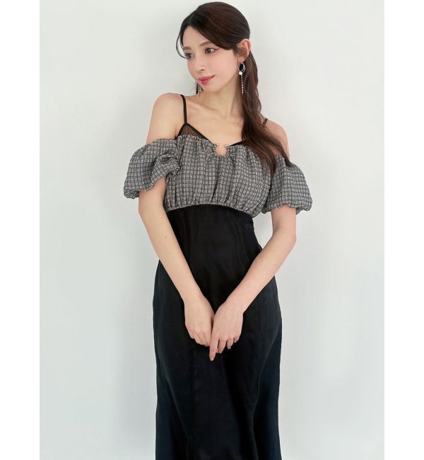 RESEXXY「チェックコンビマーメイドワンピース」|ワンピース|
