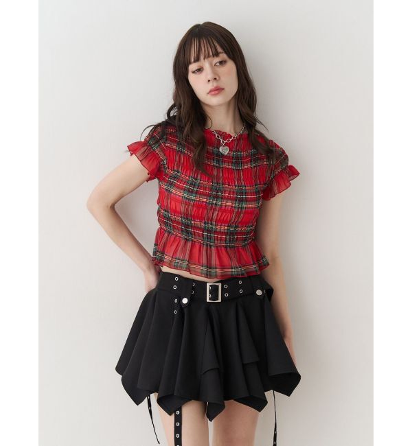 jouetie「シャーリングシアートップス」|Tシャツ・カットソー|