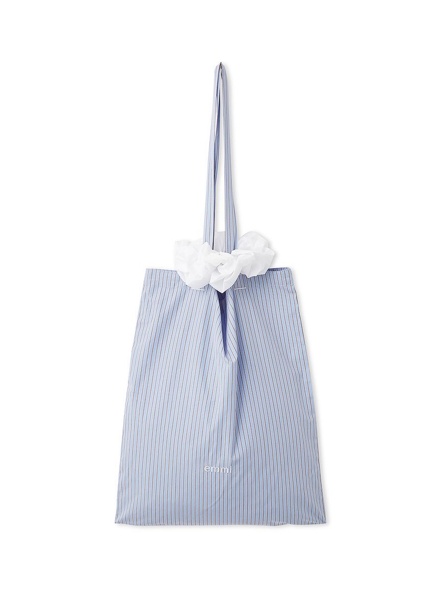 emmi atelier「【ONLINE限定カラーあり】シュシュ付きemmiロゴトートバッグ」|トートバッグ|