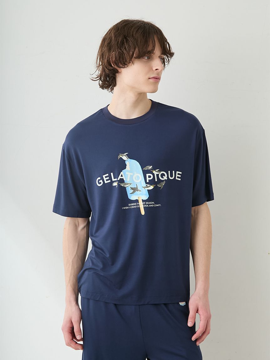 GELATO PIQUE HOMME「【HOMME】【接触冷感】アイスポップジャージーＴシャツ」|ルームウェア|