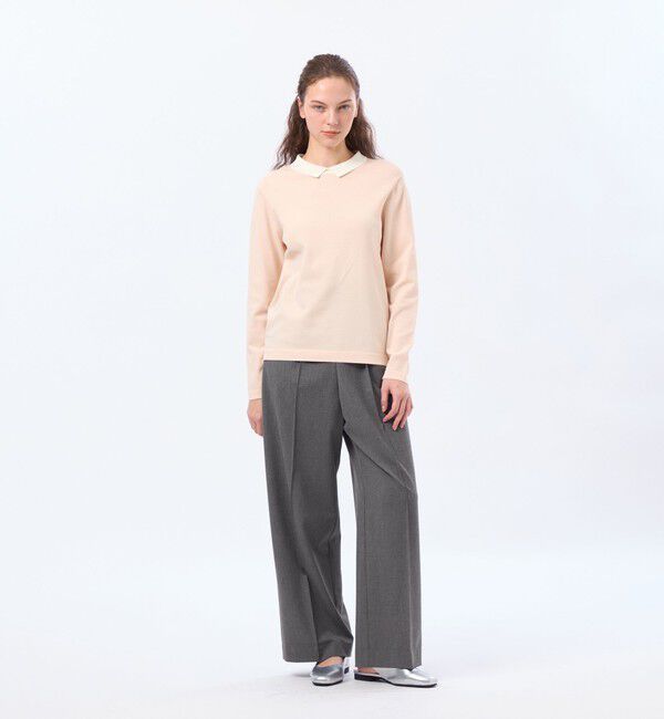 MACKINTOSH PHILOSOPHY「【Bicolor Knit Polo(バイカラーニットポロ)】ロングスリーブ」|ニット・セーター|
