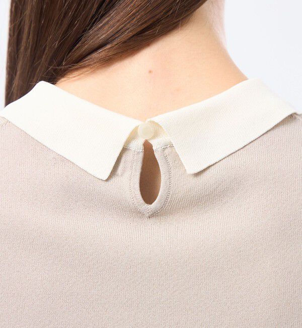 MACKINTOSH PHILOSOPHY「【Bicolor Knit Polo(バイカラーニットポロ)】ロングスリーブ」|ニット・セーター|