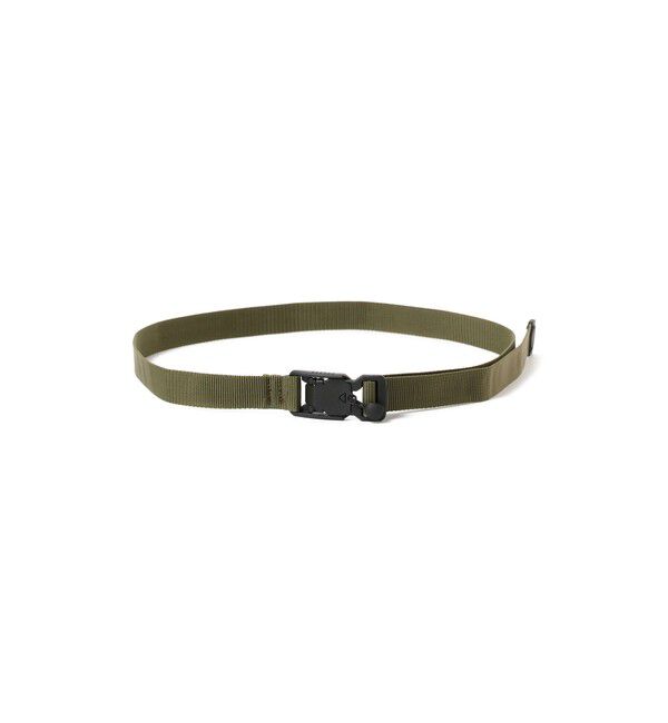 BEAMS「BEAMS / ミリタリー バックル ベルト」|ベルト|OLIVE