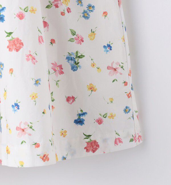SHIPS KIDS「SHIPS KIDS:140～150cm / ノースリーブ フラワー プリント ワンピース」|ワンピース|