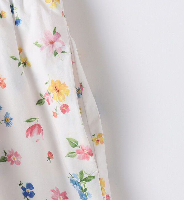 SHIPS KIDS「SHIPS KIDS:80～90cm / ノースリーブ フラワー プリント ワンピース」|ワンピース|