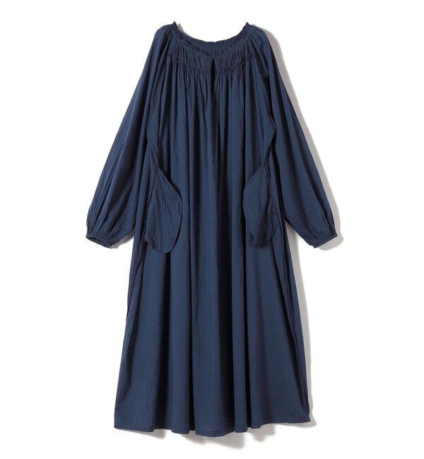 SHIPS for women「Fanaka:〈手洗い可能〉ギャザー スキッパー ワンピース」|ワンピース|