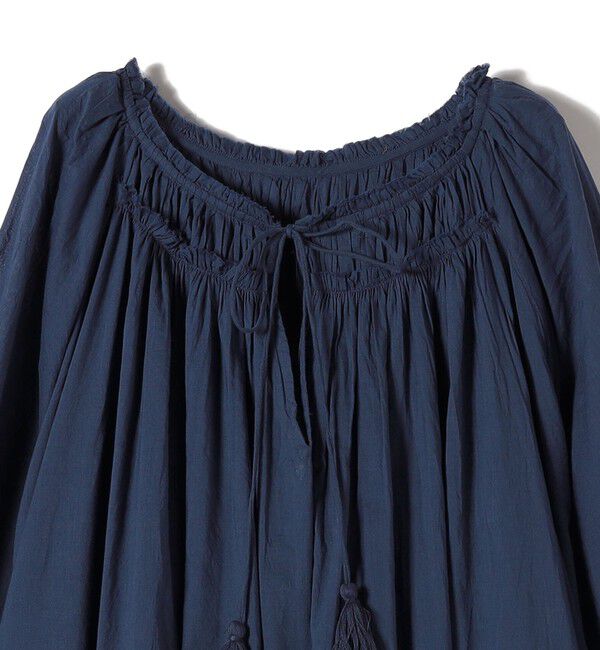 SHIPS for women「Fanaka:〈手洗い可能〉ギャザー スキッパー ワンピース」|ワンピース|