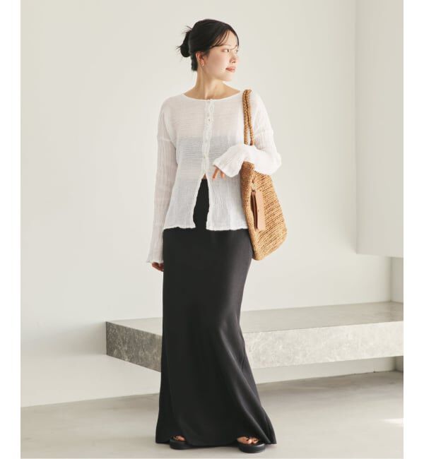 Plage「LES ATELIERS FRANCAIS DE CONFECTION 別注 OPEN BTN 2WAY ブラウス」|シャツ・ブラウス|