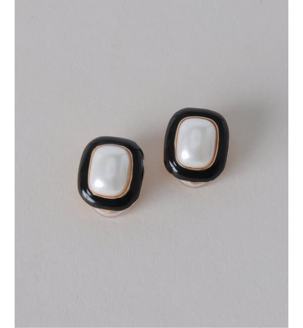 VERMEIL par iena「《追加》MICHAEL NASH JEWELRYマイケルナッシュジュエリー パールイヤリング」|イヤリング|ブラック