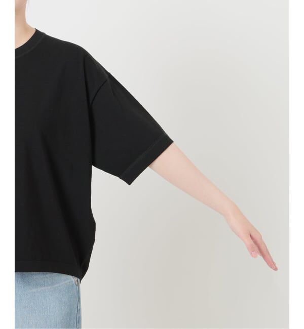 IENA「ウォッシャブルファインコットンニットTシャツ」|ニット・セーター|